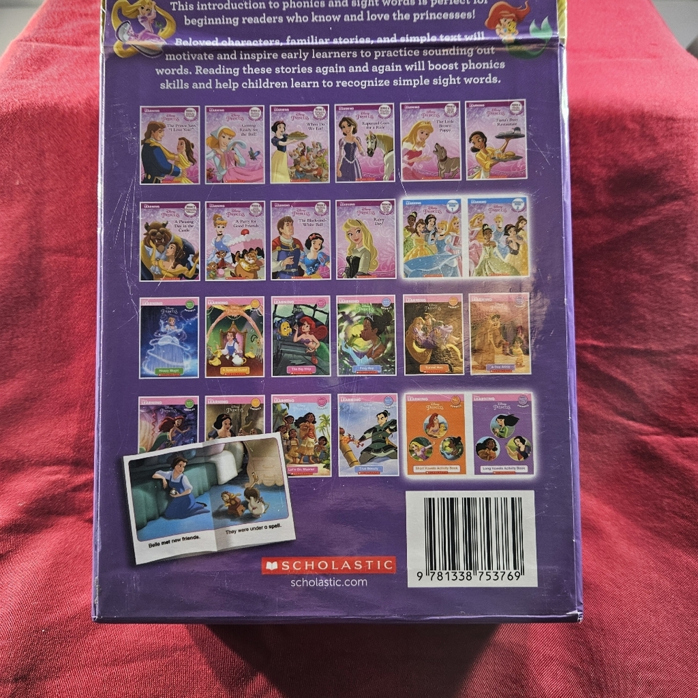 Disney Princess Phonics and Sight Words Collection See Pictures For Details - Picture 2 of 15